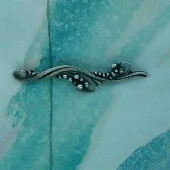 George Jensen Grapes and Vine brooch - Picture 1 of 2